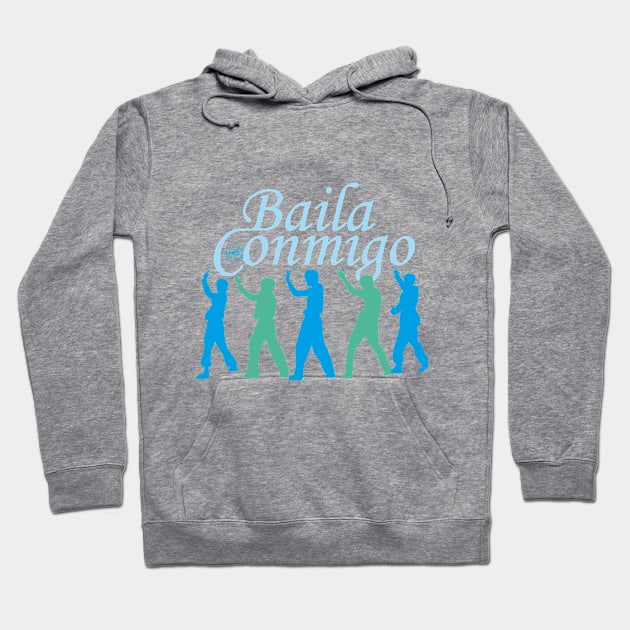 Silhouette design of the oneus group in the baila conmigo era Hoodie by MBSdesing 